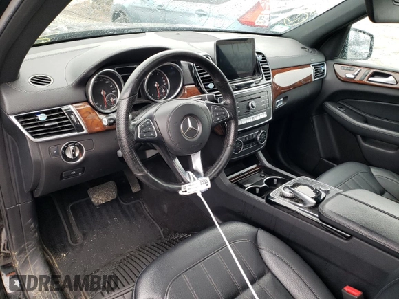 2019 Mercedes-Benz GLS with VIN 4JGDF6EE8KB186901, listed as a Copart auction lot 72484372 with 0 mi miles. Bid and sale history available at carsss.com. Image 8.