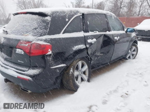 2013 Acura MDX with VIN 2HNYD2H29DH000387, listed as a IAAI auction lot 41290346 with 117,119 mi miles. Bid and sale history available at carsss.com. Image 4.