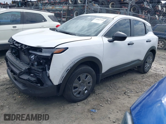2025 Nissan Kicks S with VIN 3N8AP6BA1SL306207, listed as a IAAI auction lot 41813763 with 20,807 mi miles. Bid and sale history available at carsss.com. Image 18.