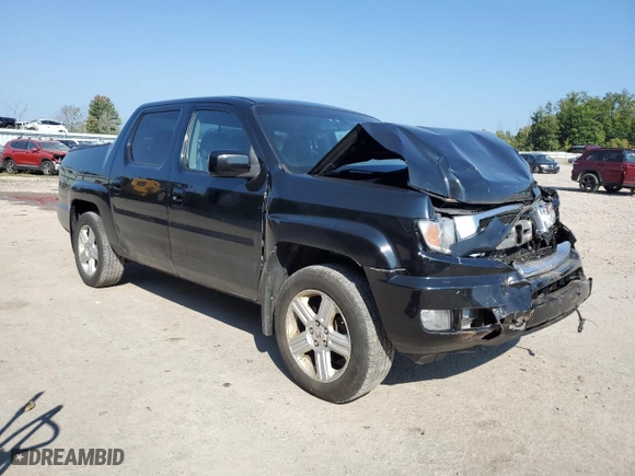 2011 Honda Ridgeline RTL with VIN 5FPYK1F57BB451119, listed as a Copart auction lot 72196924 with 114,736 mi miles and Salvage Title. Bid and sale history available at carsss.com. Image 4.
