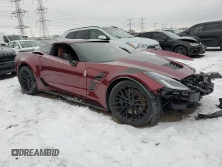 2018 Chevrolet Corvette Grand Sport 2LT with VIN 1G1YX2D70J5100047, listed as a Copart auction lot 84485544 with 0 mi miles and Salvage Title. Bid and sale history available at carsss.com. Image 4.