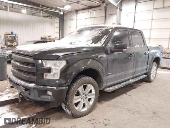 2015 Ford F-150 XLT with VIN 1FTEW1EG5FKE75348, listed as a IAAI auction lot 41599920 with 123,503 mi miles. Bid and sale history available at carsss.com. Image 18.