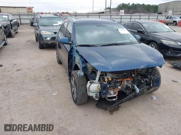 2019 Kia Niro LX with VIN KNDCB3LC1K5339029, listed as a IAAI auction lot 41506669 with 1 mi miles. Bid and sale history available at carsss.com. Image 1.