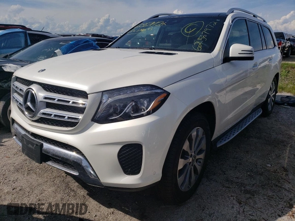 2018 Mercedes-Benz GLS with VIN 4JGDF6EE5JB167088, listed as a Copart auction lot 62567972 with 0 mi miles. Bid and sale history available at carsss.com. Image 2.