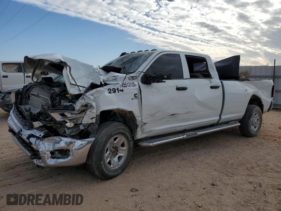 2024 Ram 2500 Tradesman with VIN 3C6UR5HL0RG152914, listed as a Copart auction lot 45513135 with 25,660 mi miles and Salvage Title. Bid and sale history available at carsss.com. Image 1.
