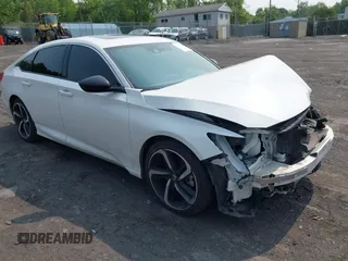 2021 Honda Accord Sport with VIN 1HGCV2F38MA027279, listed as a IAAI auction lot 42452235 with 58,180 mi miles and . Bid and sale history available at DreamBid. Image 1.
