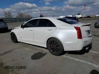 2017 Cadillac ATS-V with VIN 1G6AN5RY0H0216084, listed as a Copart auction lot 79225284 with 53,459 mi miles and Salvage Title. Bid and sale history available at carsss.com. Image 2.
