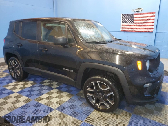 2021 Jeep Renegade Sport with VIN ZACNJDAB3MPM55870, listed as a Copart auction lot 43429655 with 92,128 mi miles and Clean title. Bid and sale history available at DreamBid. Image 4.
