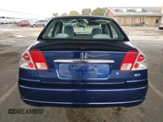 2001 Honda Civic EX with VIN 2HGES26721H552226, listed as a Copart auction lot 49533075 with 175,655 mi miles and Clean Title. Bid and sale history available at carsss.com. Image 6.