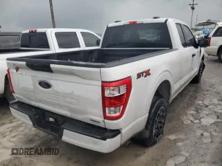 2023 Ford F-150 XL with VIN 1FTEX1CP3PKD50009, listed as a Copart auction lot 59509115 with 90,138 mi miles and Salvage title. Bid and sale history available at DreamBid. Image 3.