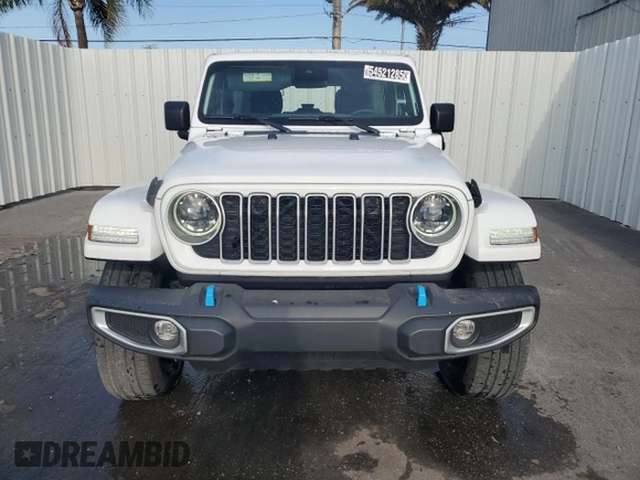 2024 Jeep Wrangler Sahara with VIN 1C4RJXP67RW232094, listed as a Copart auction lot 54521285 with 17,795 mi miles and Clean Title. Bid and sale history available at DreamBid. Image 5.