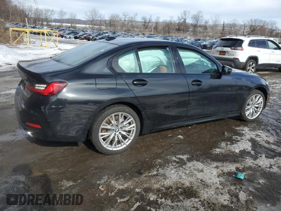 2023 BMW 3 Series 330i xDrive with VIN 3MW89FF09P8D76308, listed as a Copart auction lot 45942695 with 0 mi miles and Salvage Title. Bid and sale history available at carsss.com. Image 3.