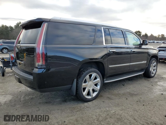 2017 Cadillac Escalade ESV Luxury z VIN 1GYS4HKJ4HR123772, wystawiony jako Copart lot #43765955 z przebiegiem 251 994 mil mil oraz Czysty tytuł • Clean title. Historia ofert i sprzedaży dostępna na DreamBid. Obrazek 3.