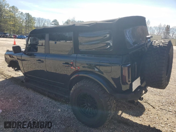 2022 Ford Bronco with VIN 1FMEE5BPXNLB48396, listed as a Copart auction lot 45375945 with 23,960 mi miles and Salvage title. Bid and sale history available at DreamBid. Image 2.