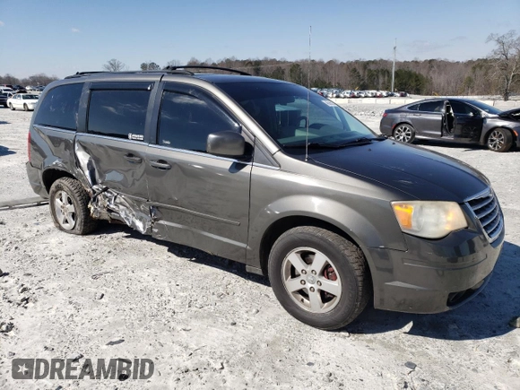 2010 Chrysler Town & Country LX with VIN 2A4RR4DE0AR309771, listed as a Copart auction lot 46296225 with 202,802 mi miles and Salvage Title. Bid and sale history available at DreamBid. Image 4.