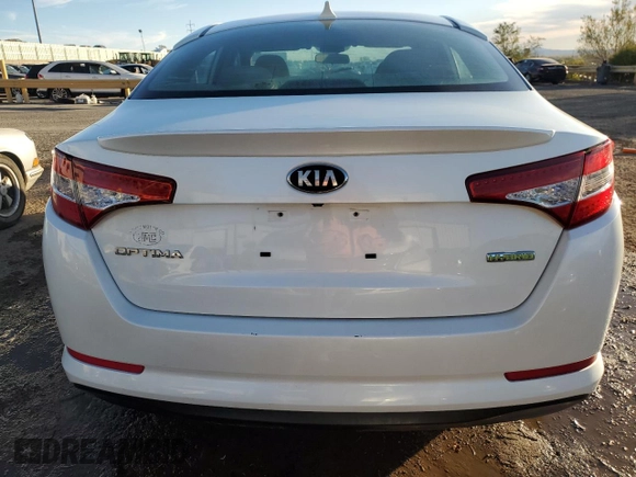 2013 Kia Optima LX with VIN KNAGM4AD1D5040492, listed as a Copart auction lot 77559034 with Not Provided miles and Salvage Title. Bid and sale history available at DreamBid. Image 6.