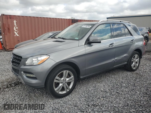 2015 Mercedes-Benz M ML 350 with VIN 4JGDA5JB9FA453494, listed as a Copart auction lot 51748755 with 120,682 mi miles and Clean Title. Bid and sale history available at carsss.com. Image 1.