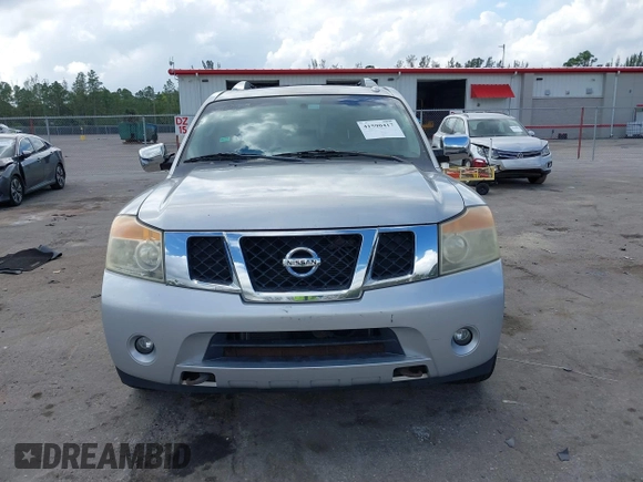 2011 Nissan Armada SV with VIN 5N1BA0ND4BN614763, listed as a IAAI auction lot 41590417 with 154,860 mi miles and . Bid and sale history available at DreamBid. Image 12.