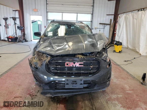 2021 GMC Terrain SLT with VIN 3GKALVEV3ML353665, listed as a Copart auction lot 55581865 with 85,903 mi miles and Salvage title. Bid and sale history available at DreamBid. Image 5.