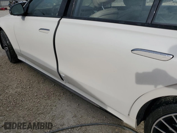 2023 Mercedes-Benz S-Class S 500 with VIN W1K6G6DB0PA175105, listed as a Copart auction lot 74262634 with 5,599 mi miles and Salvage Title. Bid and sale history available at carsss.com. Image 12.
