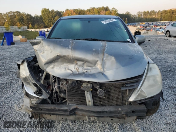 2007 Nissan Versa 1.8 SL with VIN 3N1BC11E67L420328, listed as a Copart auction lot 75806654 with 0 mi miles and Salvage Title. Bid and sale history available at carsss.com. Image 5.