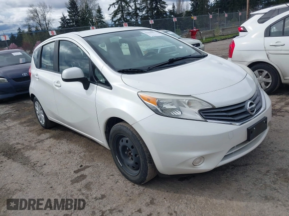 2014 Nissan Note S Plus with VIN 3N1CE2CPXEL391450, listed as a IAAI auction lot 41936997 with 86,592 mi miles and . Bid and sale history available at DreamBid. Image 1.