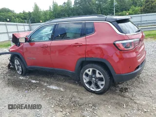 2020 Jeep Compass Limited z VIN 3C4NJDCB2LT143370, wystawiony jako Copart lot #59485195 z przebiegiem 138 479 mil mil oraz Czysty tytuł • Clean title. Historia ofert i sprzedaży dostępna na DreamBid. Obrazek 2.