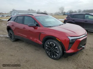 2025 Chevrolet Blazer EV AWD RS with VIN 3GNKD1RJ1SS121671, listed as a Copart auction lot 44906405 with 0 mi miles and Salvage Title. Bid and sale history available at carsss.com. Image 4.