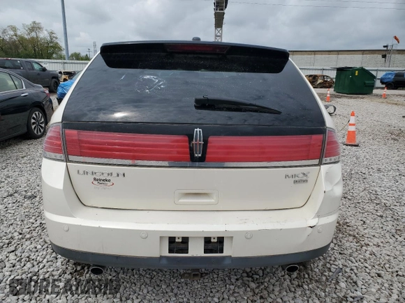 2008 Lincoln MKX with VIN 2LMDU88C98BJ11711, listed as a Copart auction lot 54252835 with 206,917 mi miles and Salvage title. Bid and sale history available at DreamBid. Image 6.