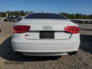 2014 Audi S8 with VIN WAUD2AFD6EN004797, listed as a Copart auction lot 69993344 with 124,196 mi miles and Salvage Title. Bid and sale history available at carsss.com. Image 6.