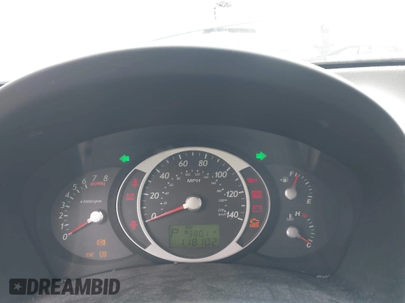 2007 Hyundai Tucson GLS with VIN KM8JM12B37U504070, listed as a IAAI auction lot 42037713 with 118,102 mi miles. Bid and sale history available at carsss.com. Image 7.