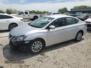 2019 Nissan Sentra S z VIN 3N1AB7AP8KY309049, wystawiony jako Copart lot #56308045 z przebiegiem 143 815 mil mil oraz Szkoda całkowita • Salvage title. Historia ofert i sprzedaży dostępna na DreamBid. Obrazek 1.
