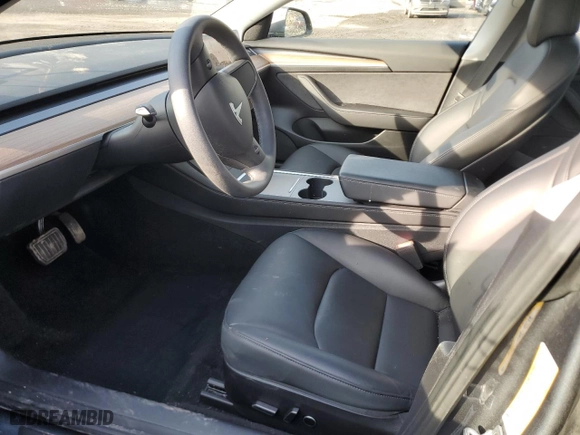 2022 Tesla Model 3 Long Range with VIN 5YJ3E1EBXNF316366, listed as a Copart auction lot 45661055 with 36,192 mi miles and Salvage Title. Bid and sale history available at carsss.com. Image 7.