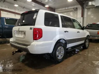 2005 Honda Pilot LX with VIN 2HKYF18175H567563, listed as a Copart auction lot 45208265 with 189,847 mi miles and Non Repairable. Bid and sale history available at carsss.com. Image 3.