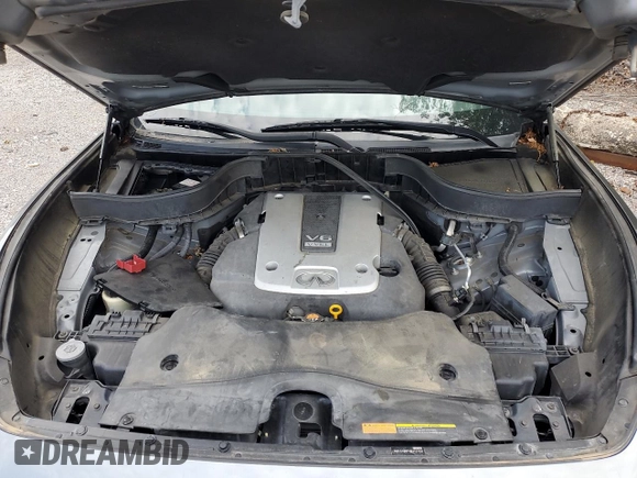2017 Infiniti QX70 z VIN JN8CS1MW7HM412159, wystawiony jako Copart lot #55269885 z przebiegiem 154 675 mil mil oraz Szkoda całkowita • Salvage title. Historia ofert i sprzedaży dostępna na DreamBid. Obrazek 11.