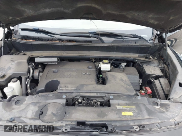2013 Infiniti JX35 with VIN 5N1AL0MN7DC310972, listed as a IAAI auction lot 41859376 with 117,679 mi miles. Bid and sale history available at carsss.com. Image 10.