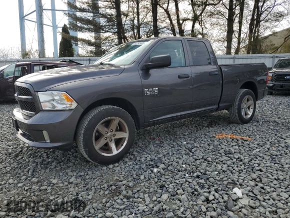 2017 Ram 1500 Express with VIN 1C6RR7FG9HS826900, listed as a Copart auction lot 52293405 with 54,095 mi miles and Salvage Title. Bid and sale history available at carsss.com. Image 1.