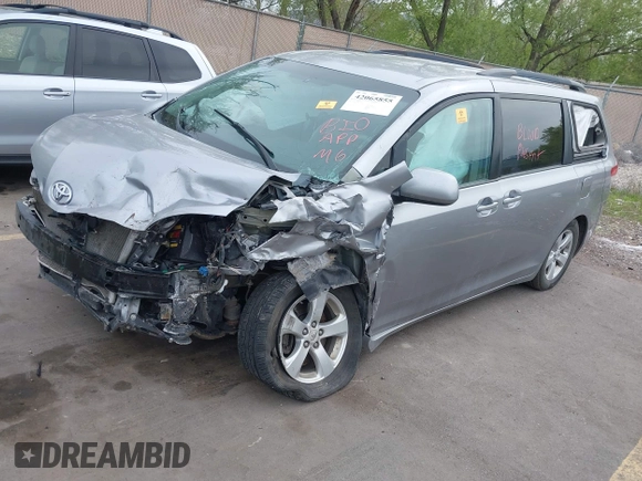 2011 Toyota Sienna LE AAS with VIN 5TDKK3DC9BS018960, listed as a IAAI auction lot 42065855 with Not Provided miles and . Bid and sale history available at DreamBid. Image 18.