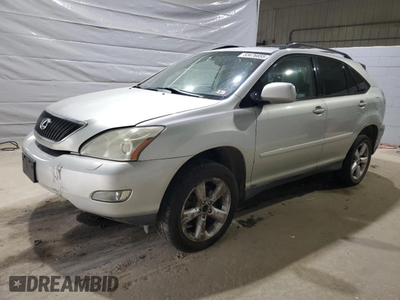 2006 Lexus RX 330 with VIN 2T2HA31U16C109726, listed as a Copart auction lot 53476855 with 163,946 mi miles and Salvage title. Bid and sale history available at DreamBid. Image 1.