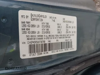 2006 Dodge Caravan SXT z VIN 1D4GP45R56B738708, wystawiony jako IAAI lot #42015544 z przebiegiem 125 494 mil mil oraz . Historia ofert i sprzedaży dostępna na DreamBid. Obrazek 9.