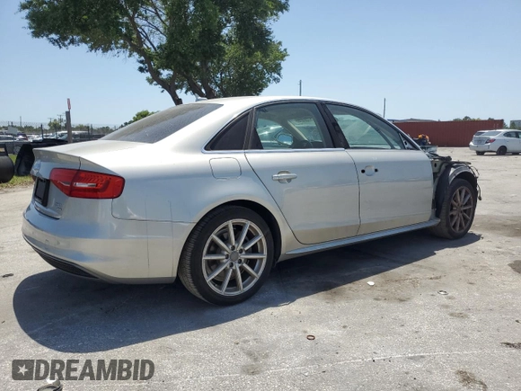 2015 Audi A4 Premium z VIN WAUBFAFL2FN009094, wystawiony jako Copart lot #57203785 z przebiegiem 84 066 mil mil oraz Szkoda całkowita • Salvage title. Historia ofert i sprzedaży dostępna na DreamBid. Obrazek 3.
