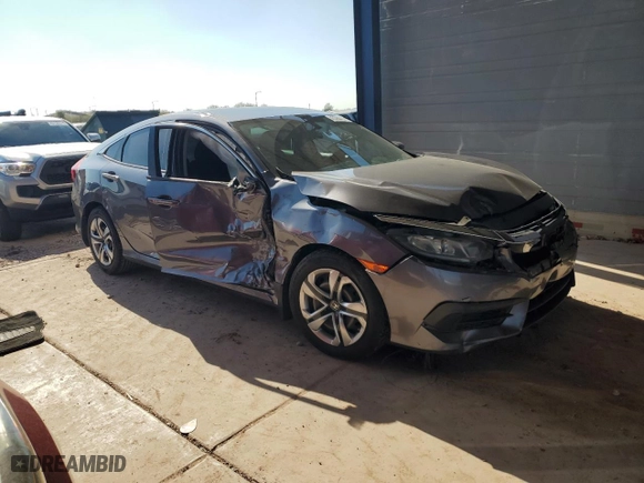 2017 Honda Civic Sedan LX with VIN 19XFC2F54HE059815, listed as a Copart auction lot 43384405 with 142,470 mi miles and Salvage Title. Bid and sale history available at carsss.com. Image 4.