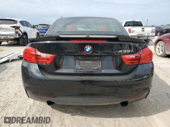 2015 BMW 4 Series 435i with VIN WBA3T3C59FP738972, listed as a Copart auction lot 50323265 with 131,982 mi miles and Salvage Title. Bid and sale history available at carsss.com. Image 6.