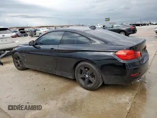 2014 BMW 4 Series 428i with VIN WBA3N3C51EF711635, listed as a Copart auction lot 54813555 with 110,285 mi miles and Salvage title. Bid and sale history available at DreamBid. Image 2.