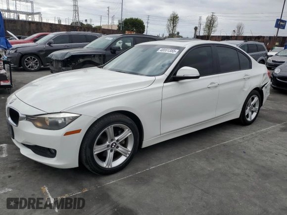 2013 BMW 3 Series 320i with VIN WBA3B1C52DF461625, listed as a Copart auction lot 48551355 with 60,253 mi miles and Salvage Title. Bid and sale history available at carsss.com. Image 1.