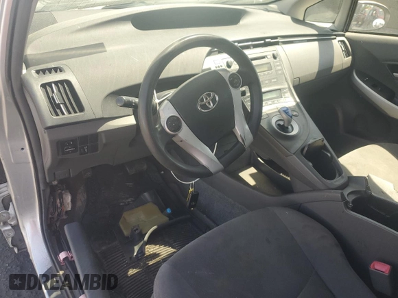 2011 Toyota Prius I with VIN JTDKN3DU7B1432090, listed as a Copart auction lot 52990835 with Not Provided miles and Salvage Title. Bid and sale history available at DreamBid. Image 8.
