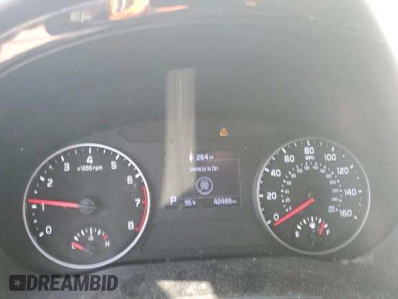 2023 Kia Seltos S with VIN KNDEU2AA7P7372238, listed as a Copart auction lot 57403305 with 42,489 mi miles and Salvage title. Bid and sale history available at DreamBid. Image 9.