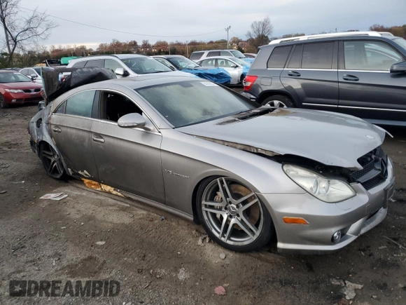 2006 Mercedes-Benz CLS-Class AMG with VIN WDDDJ76X96A039285, listed as a Copart auction lot 82030034 with 0 mi miles and Salvage Title. Bid and sale history available at carsss.com. Image 4.