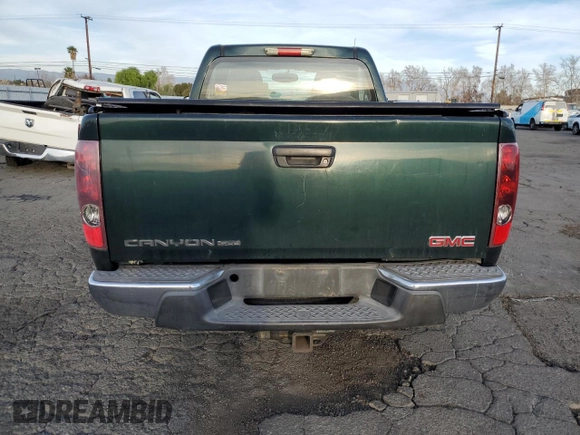 2005 GMC Canyon SL Z85 with VIN 1GTDT146458242750, listed as a Copart auction lot 42021875 with 179,696 mi miles and Salvage Title. Bid and sale history available at carsss.com. Image 6.