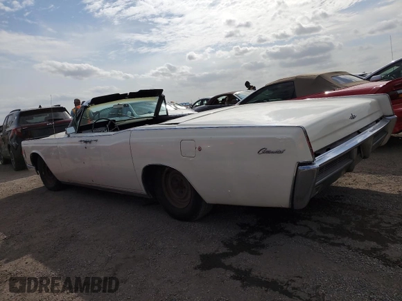 1966 Lincoln Continental with VIN 6Y86G414159, listed as a Copart auction lot 76480434 with 87,933 mi miles and Salvage Title. Bid and sale history available at DreamBid. Image 2.